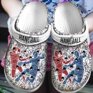 Handball Clogs – All-Over Print Unisex Sport Slippers 2025