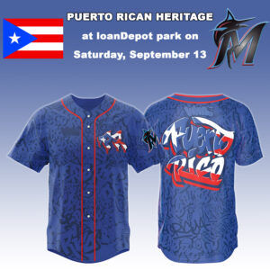 Puerto Rican Heritage Pride × Marlins Jersey – Exclusive Baseball Fan Edition