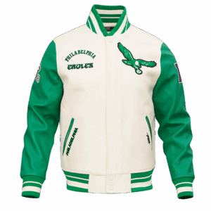 Philadelphia Eagles Varsity Jacket – Men's Retro Classic Wool Rib Edition