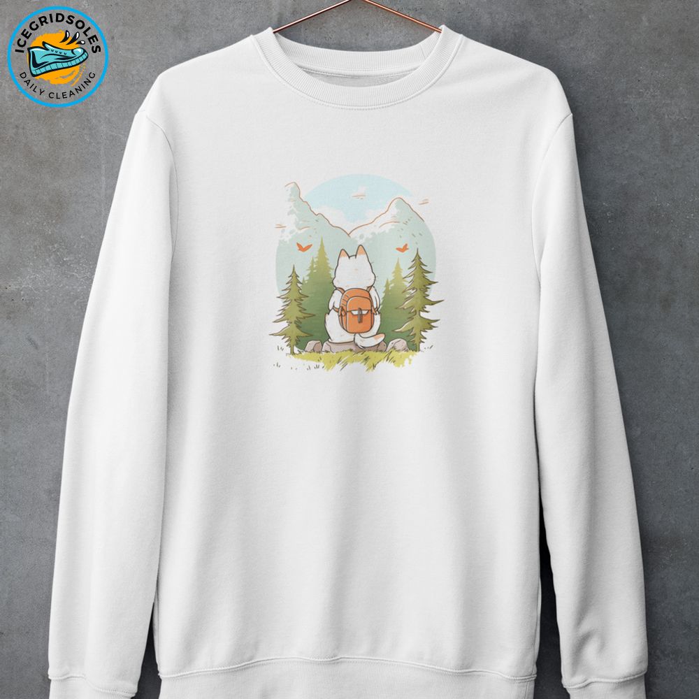 Adventurous Cat Sweatshirt – Funny Cat Lover Unisex Pullover Adventurous Cat Sweatshirt – Funny Cat Lover Unisex Pullover