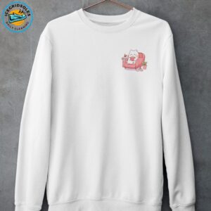 Cat Lover Sweatshirt – Quiet Time Kitty Reading Quote Pullover (Unisex)