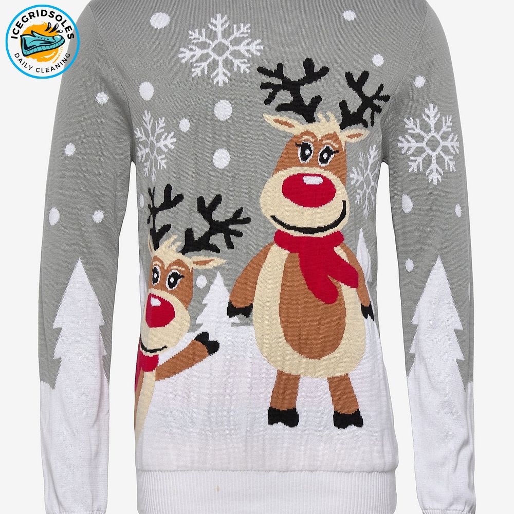 Cute Christmas Knit Sweater Cozy Round Neck Jumper Cute Christmas Knit Sweater Cozy Round Neck Jumper