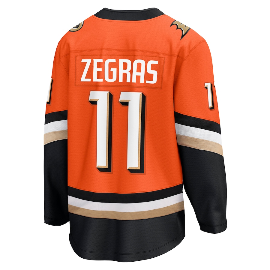 Anaheim Ducks Trevor Zegras Jersey – Men's Fanatics Orange Home Premier Breakaway Edition Anaheim Ducks Trevor Zegras Jersey – Men's Fanatics Orange Home Premier Breakaway Edition