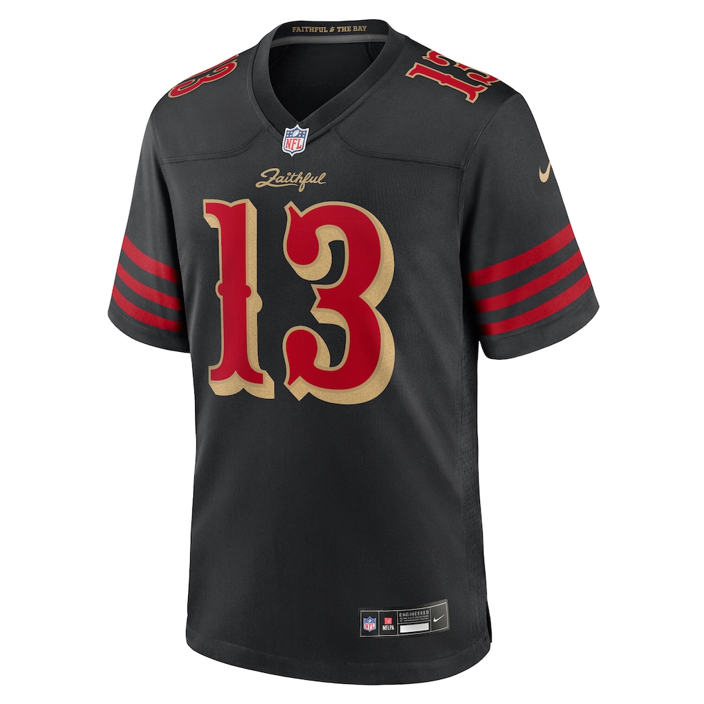 San Francisco 49ers Brock Purdy Jersey – Nike Men's Black Game Edition 2025 Rivalries Collection San Francisco 49ers Brock Purdy Jersey – Nike Men's Black Game Edition 2025 Rivalries Collection