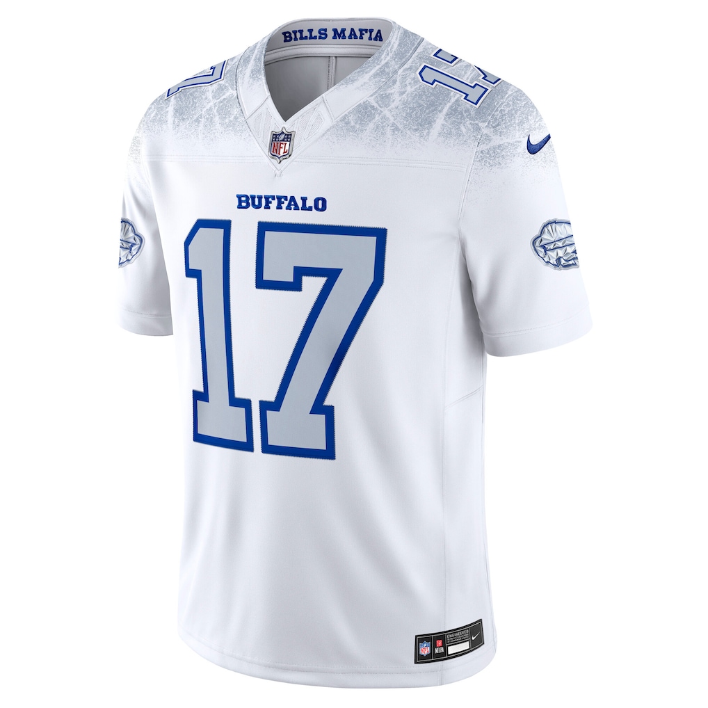 Buffalo Bills Josh Allen Jersey – Men's Nike White Limited Edition 2025 Rivalries Collection Buffalo Bills Josh Allen Jersey – Men's Nike White Limited Edition 2025 Rivalries Collection