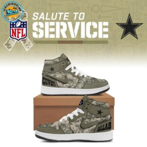 2025 Limited Edition Sneaker Veterans Day Dallas Cowboys for fans
