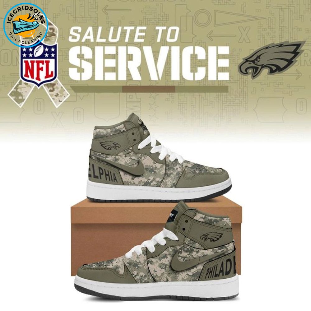2025 Limited Edition Sneaker Veterans Day Philadelphia Eagles for fans 2025 Limited Edition Sneaker Veterans Day Philadelphia Eagles for fans