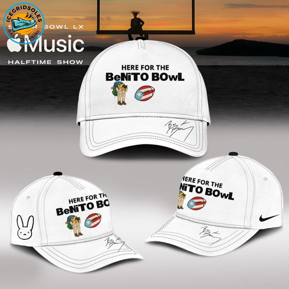 Bad Bunny Here For The Benito Bowl The Best Half Time 2025 Hoodie(White) Bad Bunny Here For The Benito Bowl The Best Half Time 2025 Hoodie(White)