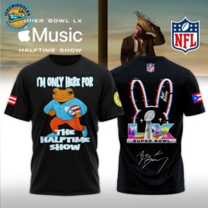 Bad Bunny I’m Only Here For The Halftime Show Limited TShirt