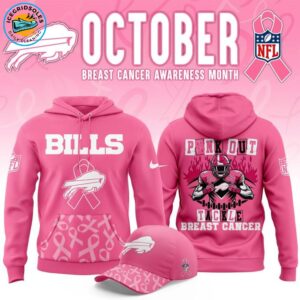 Buffalo Bills '' OCTOBER BREAST CANCER AWARENESS MONTH '' Hoodie