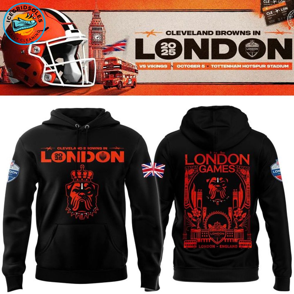 Cleveland Browns 2025 London Game Limited Hoodie Cleveland Browns 2025 London Game Limited Hoodie