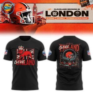 Cleveland Browns 2025 NFL London Game Limited Premium T-shirt