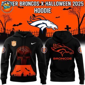 Denver Broncos x Halloween 2025 Hoodie