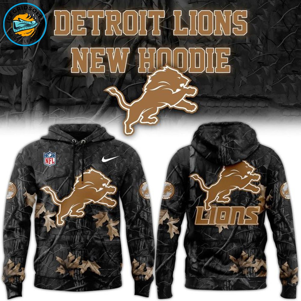 Detroit Lions New Camo 2025-2026 Hoodie Detroit Lions New Camo 2025-2026 Hoodie