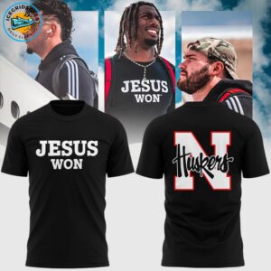 Exclusive Version Nebraska Football Jesus Won Tshirt 2025
