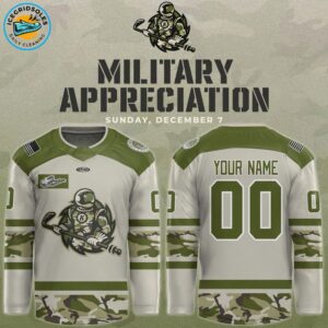 Fort Wayne Komets Military Appreciation Night Hockey Jersey 2025