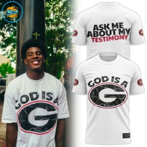 Georgia Football "God Is A G" T-shirt