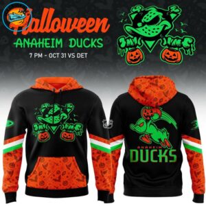 Limited Edition Anaheim Ducks 2025 Halloween Night Hoodie