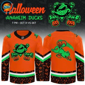 Limited Edition Anaheim Ducks 2025 Halloween Night Jersey