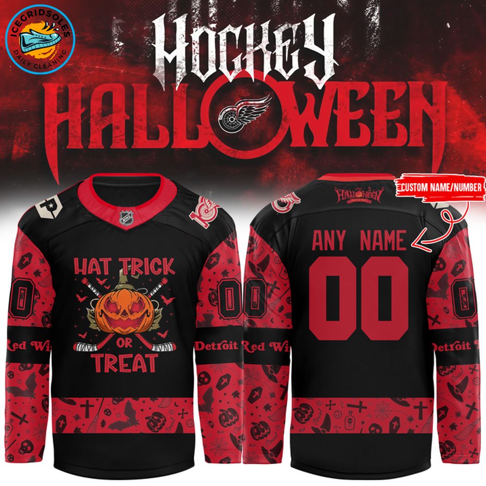 Limited Edition Detroit Red Wings 2025 Halloween Night Jersey Limited Edition Detroit Red Wings 2025 Halloween Night Jersey