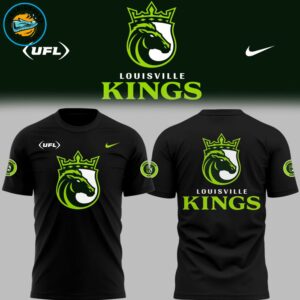 Limited Edition Louisville Kings Football Black TShirt