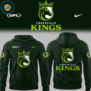Limited Edition Louisville Kings Football Green Hoodie