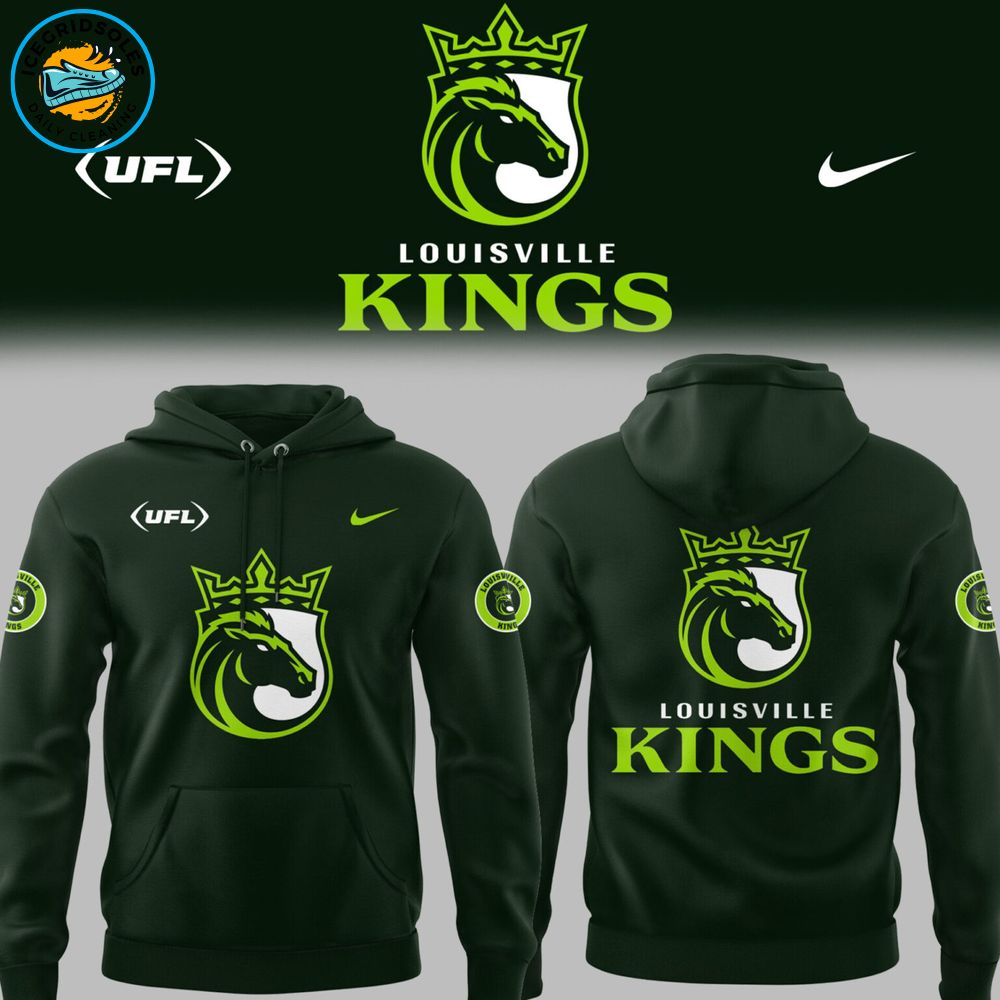 Limited Edition Louisville Kings Football Green Hoodie Limited Edition Louisville Kings Football Green Hoodie