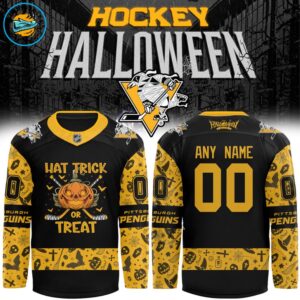 Limited Edition Pittsburgh Penguins 2025 Halloween Night Jersey