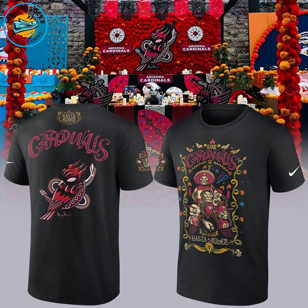 Men's Arizona Cardinals Black Hasta La Muerte Graphic T-Shirt Men's Arizona Cardinals Black Hasta La Muerte Graphic T-Shirt