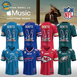 NFL x Bad Bunny 2026 Super Bowl LX Halftime Show Custom Name And Number Jersey