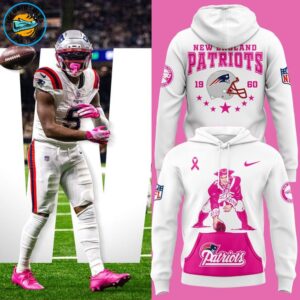 New England Patriots 2025 NFL Breast Cancer Awareness Limited Hoodie