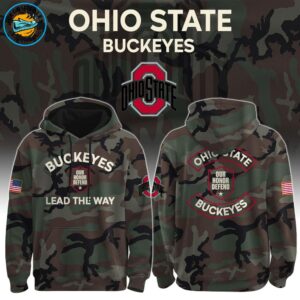 Ohio State Buckeyes “Lead The Way” Camo Hoodie – Limited Edition