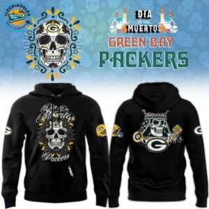 Packers Pro Standard Eternal Skull Hoodie - Black
