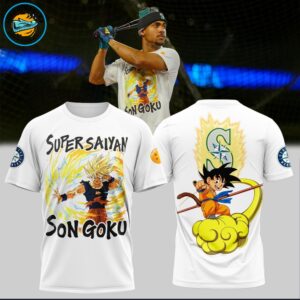 Seattle Mariners Julio Rodríguez Son Goku TShirt