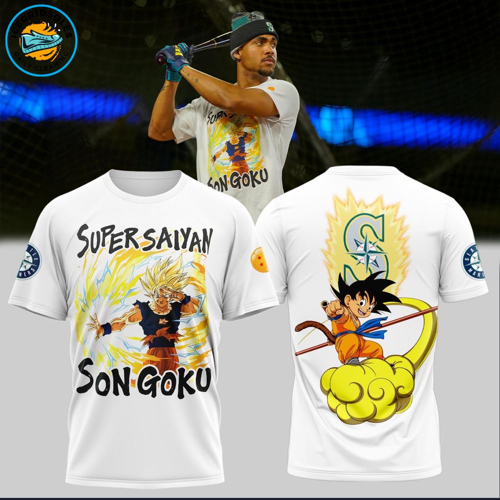 Seattle Mariners Julio Rodríguez Son Goku TShirt Seattle Mariners Julio Rodríguez Son Goku TShirt
