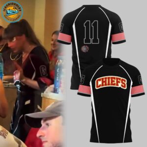 Taylor Swift In Kansas City Chiefs Limited Edition Shirt